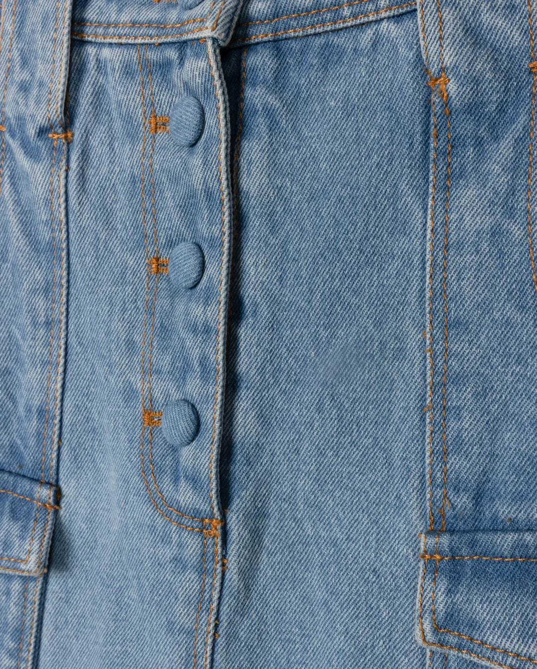 A Line Maxi Denim Skirt - Image 2