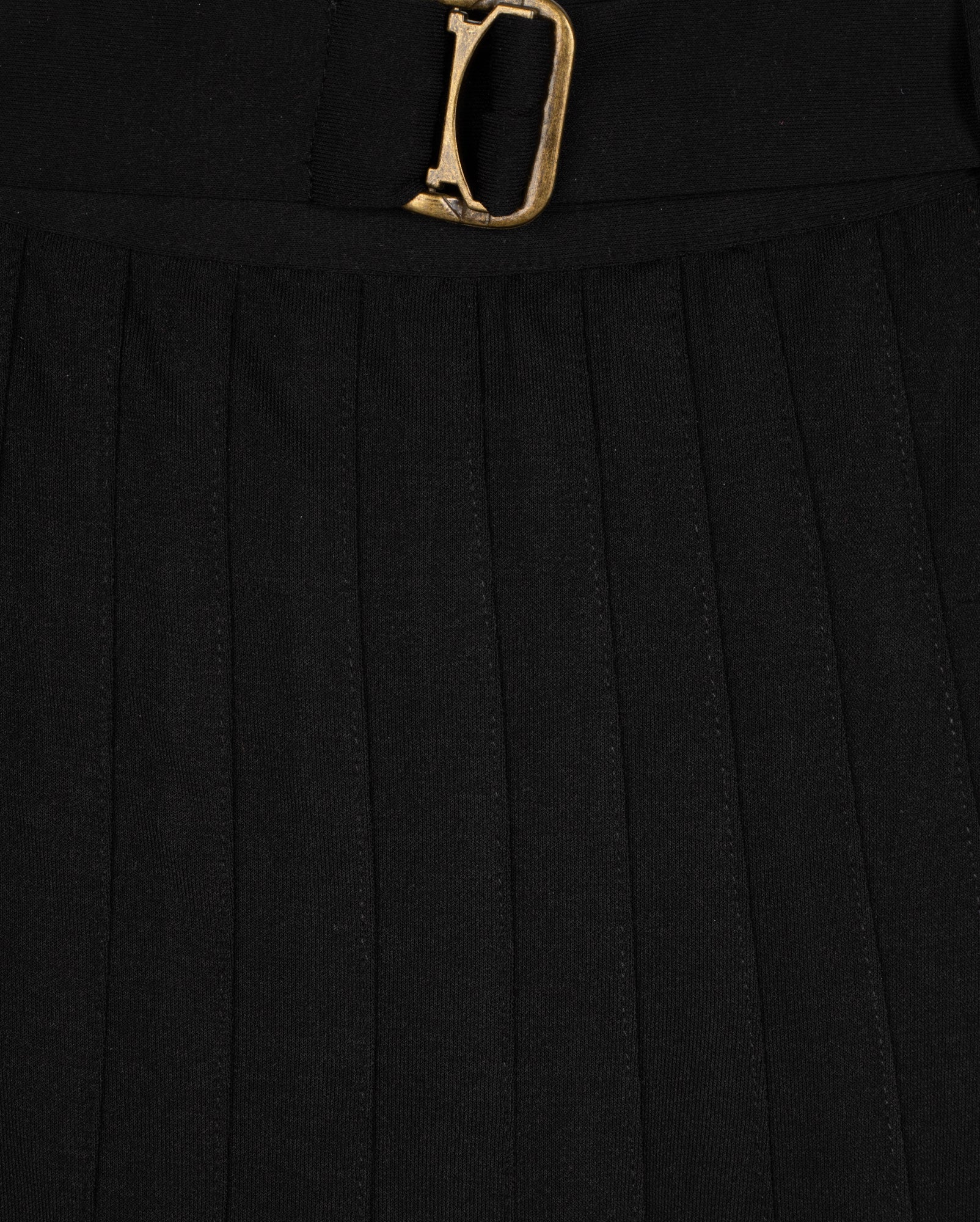 Accordian Pleat Belted Skirt - Image 2