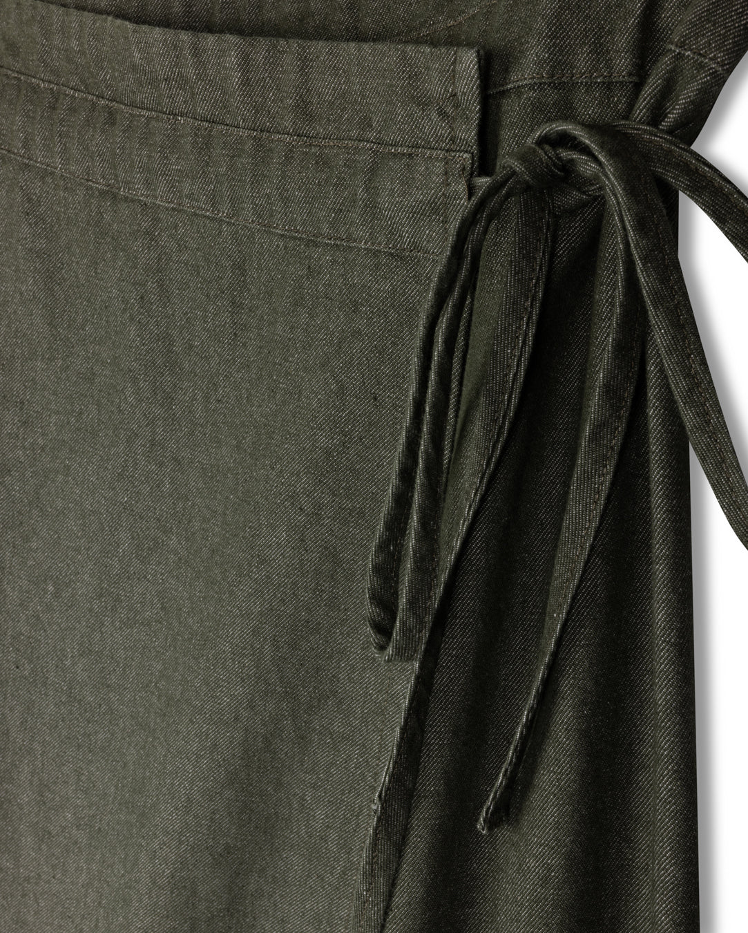 Alepat Wrap Denim Skirt - Image 4