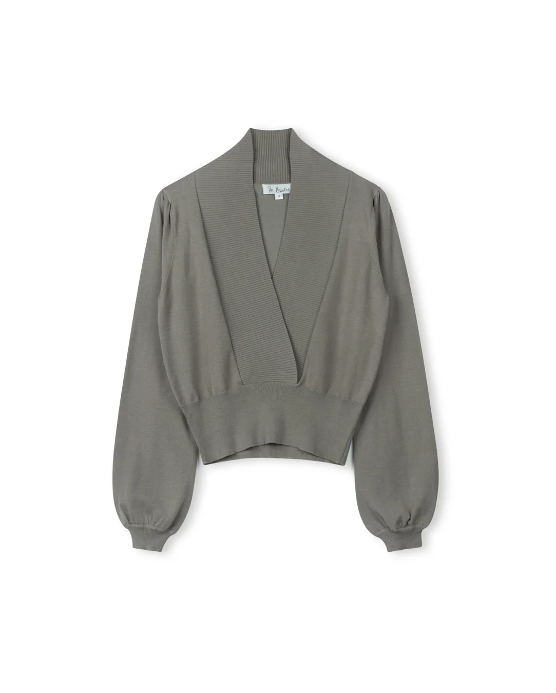 Atlanta Silk Knit Top With Rib Inserts - Image 4
