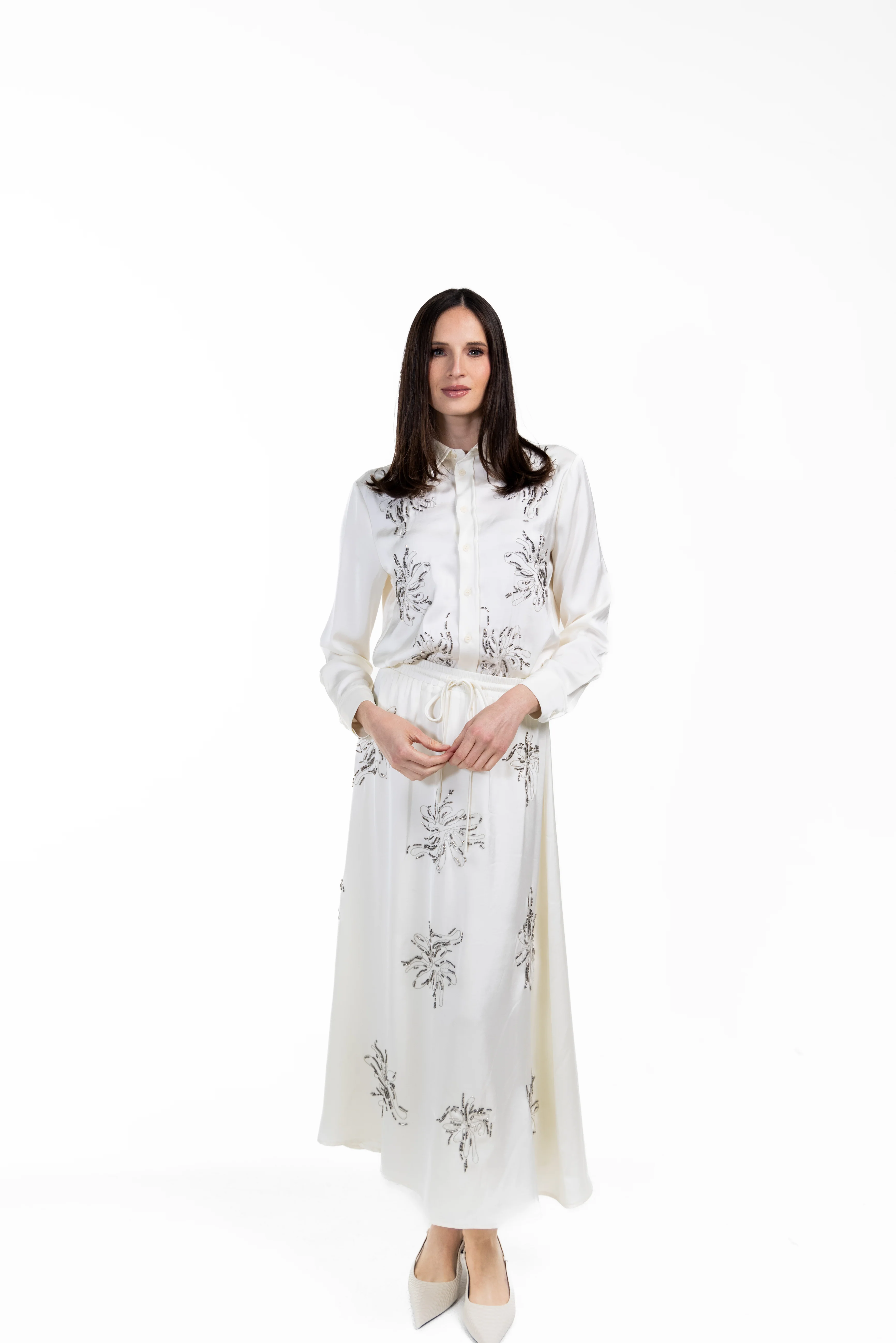 Beaded Detailed Maxi Skirt - Image 2