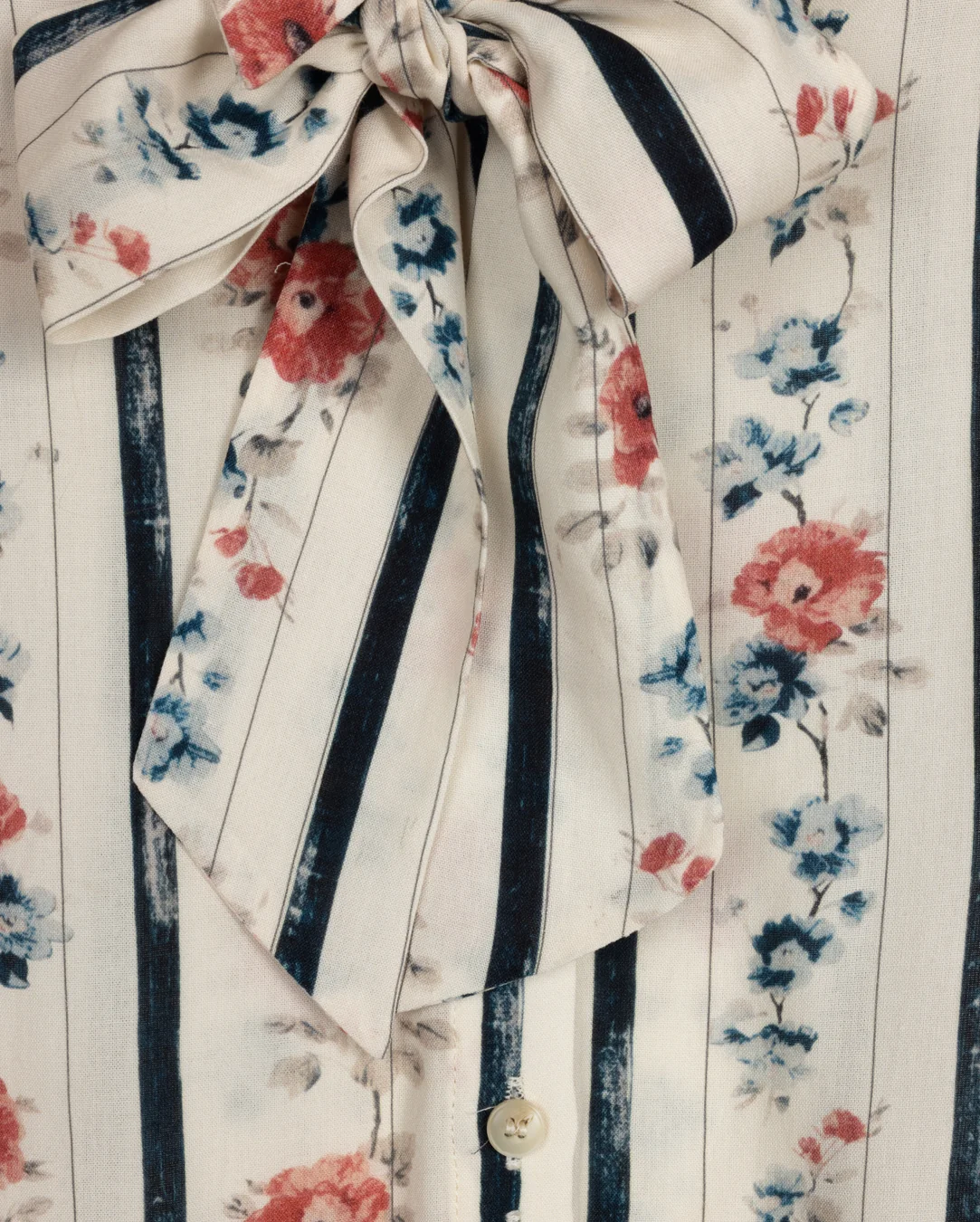 Benny Floral Tie Blouse - Image 2