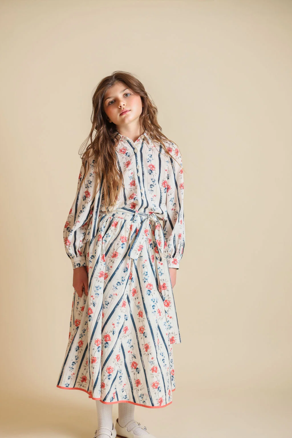 Benny Floral Tie Blouse - Image 3