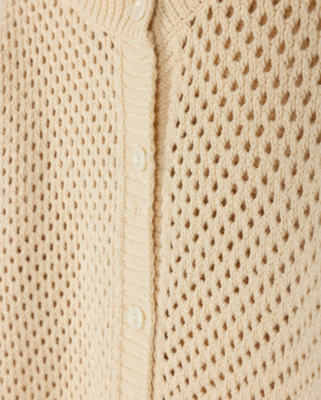 Big Pointelle Knit Holy Cardigan - Image 6