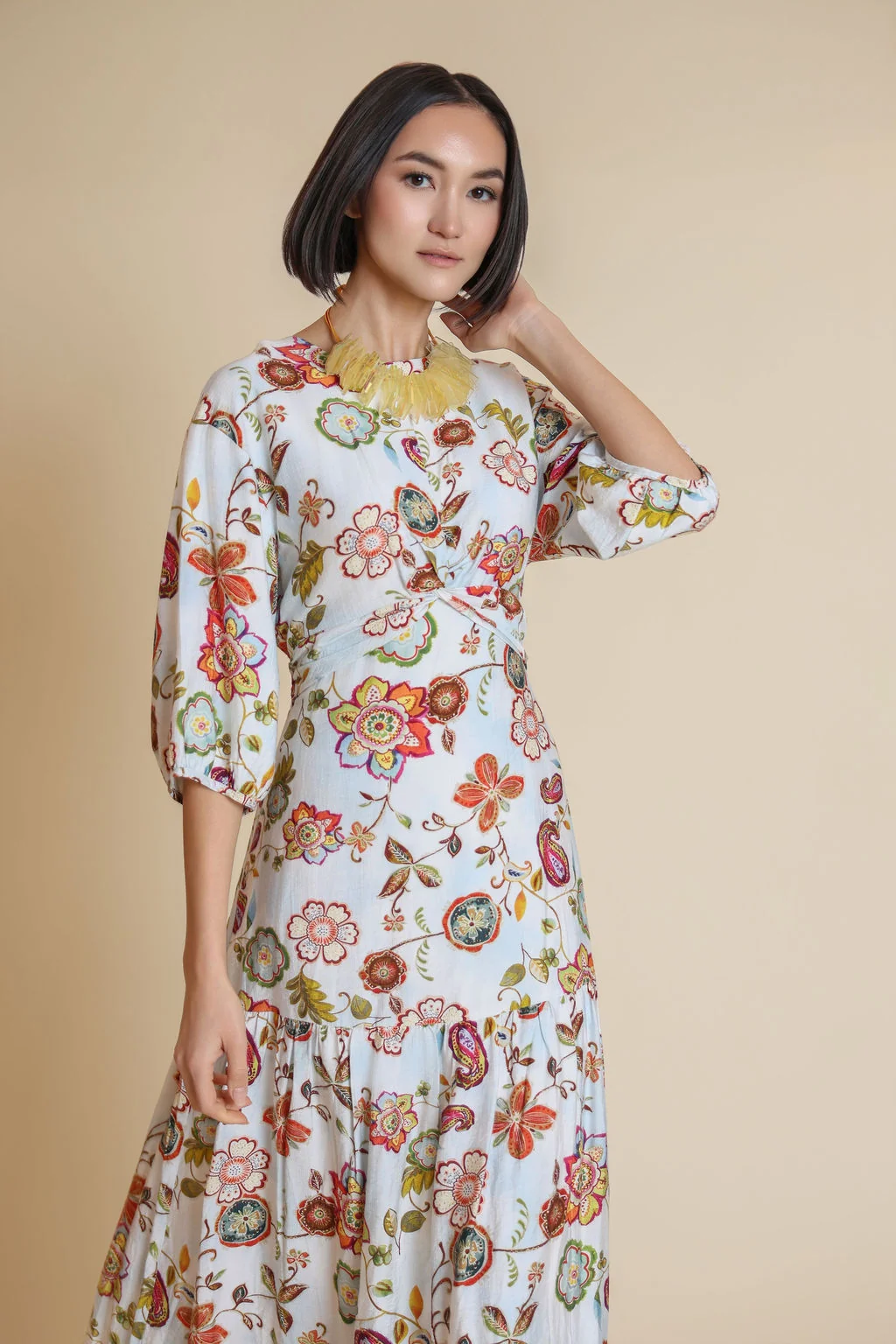Bold Print Linen dress - Image 3