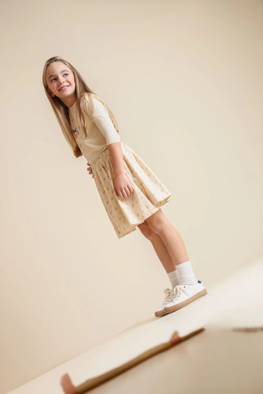 Bonni Cherry Printed T-shirt Skirt - Image 3