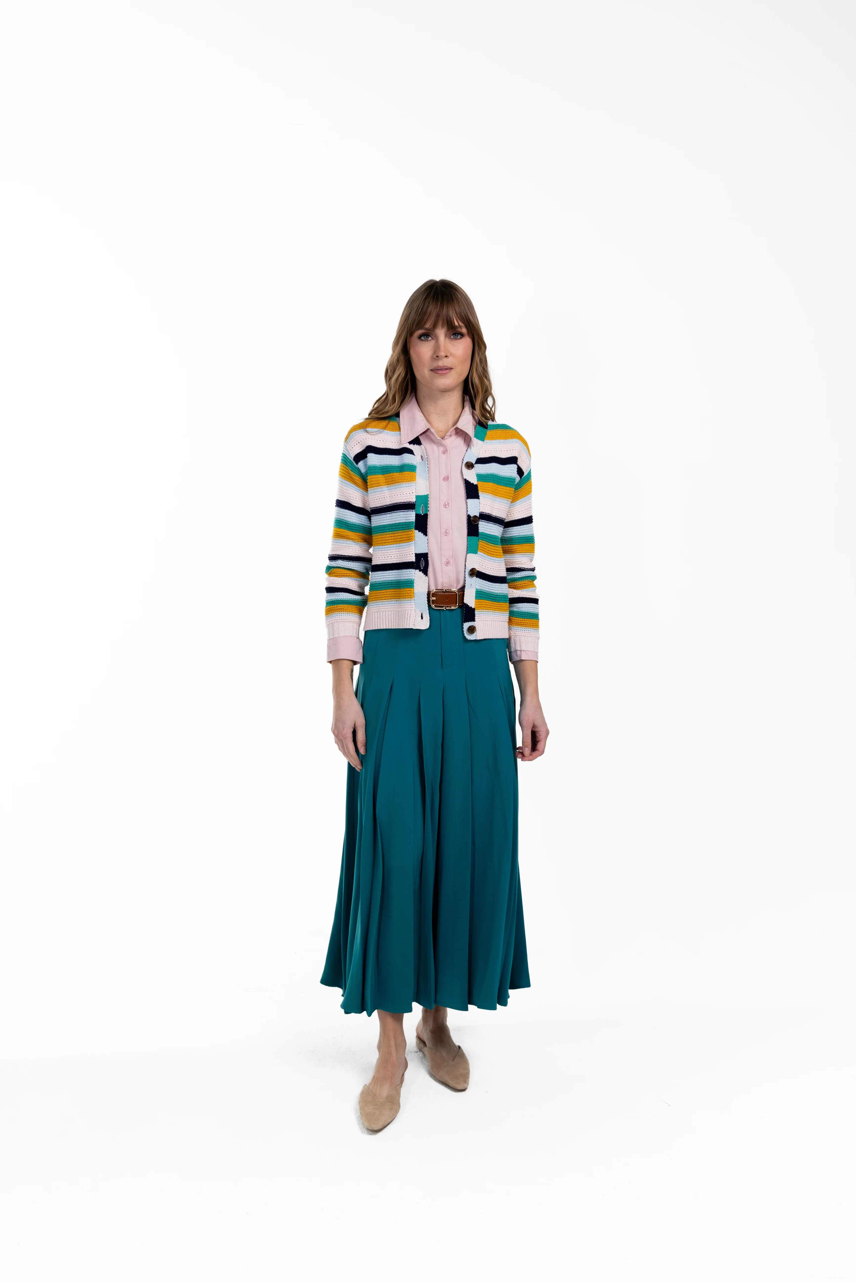 Box Pleat Maxi Skirt - Image 2