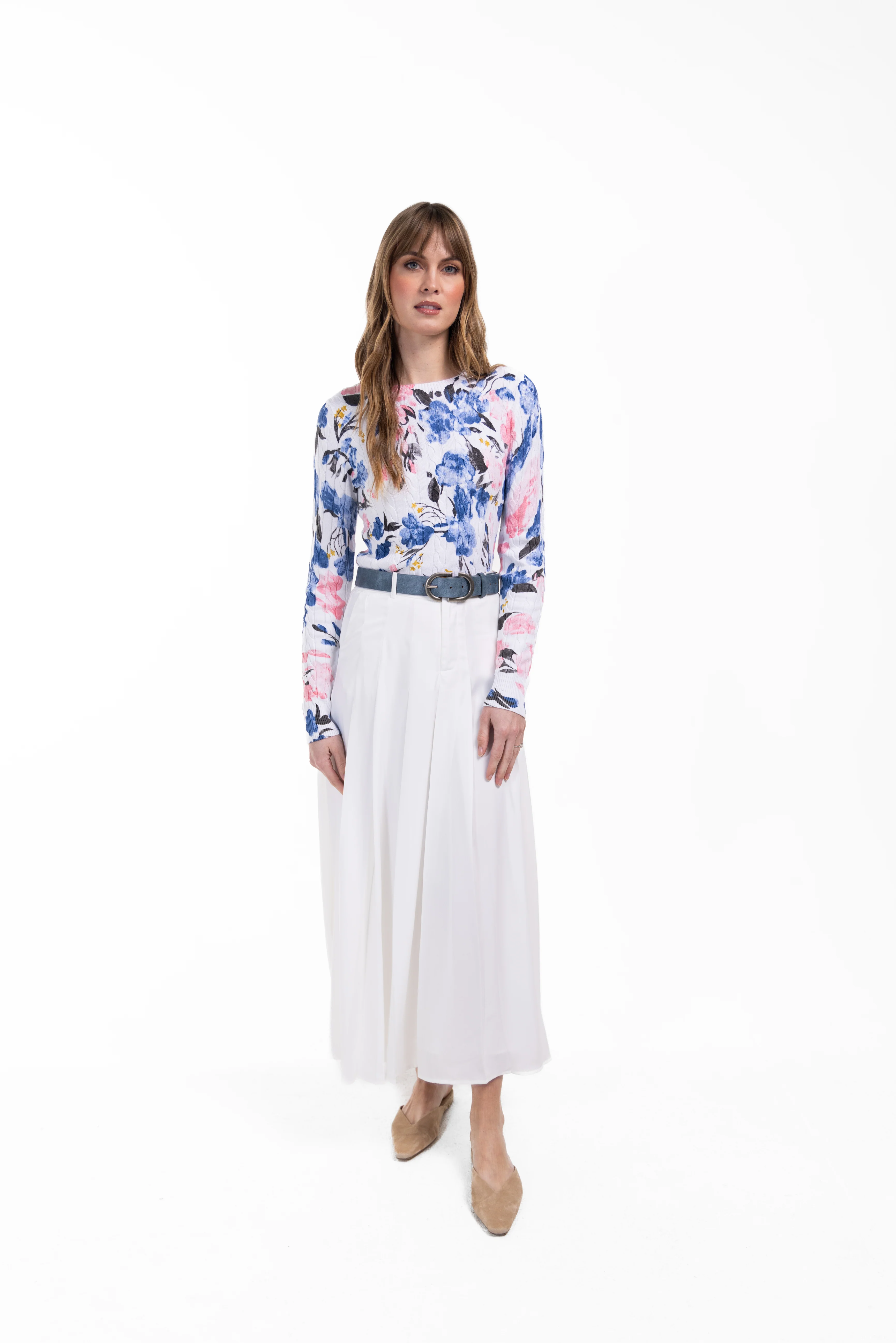 Box Pleat Maxi Skirt - Image 4