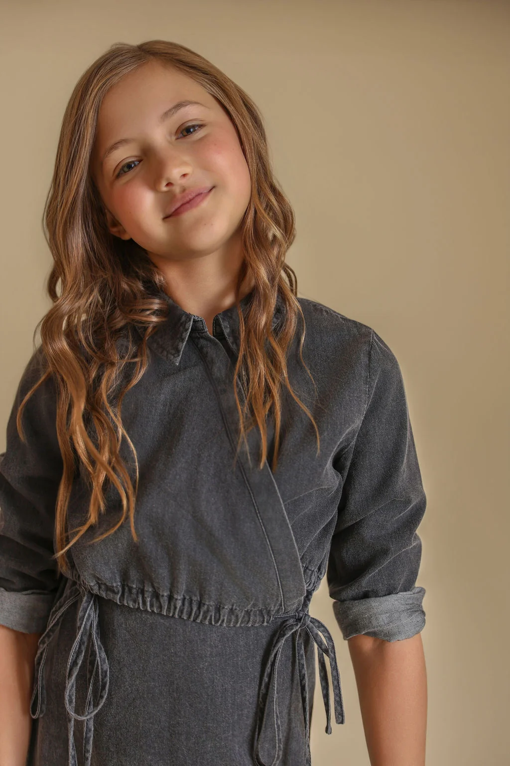 Bruce Chambray Wrap Top - Image 3