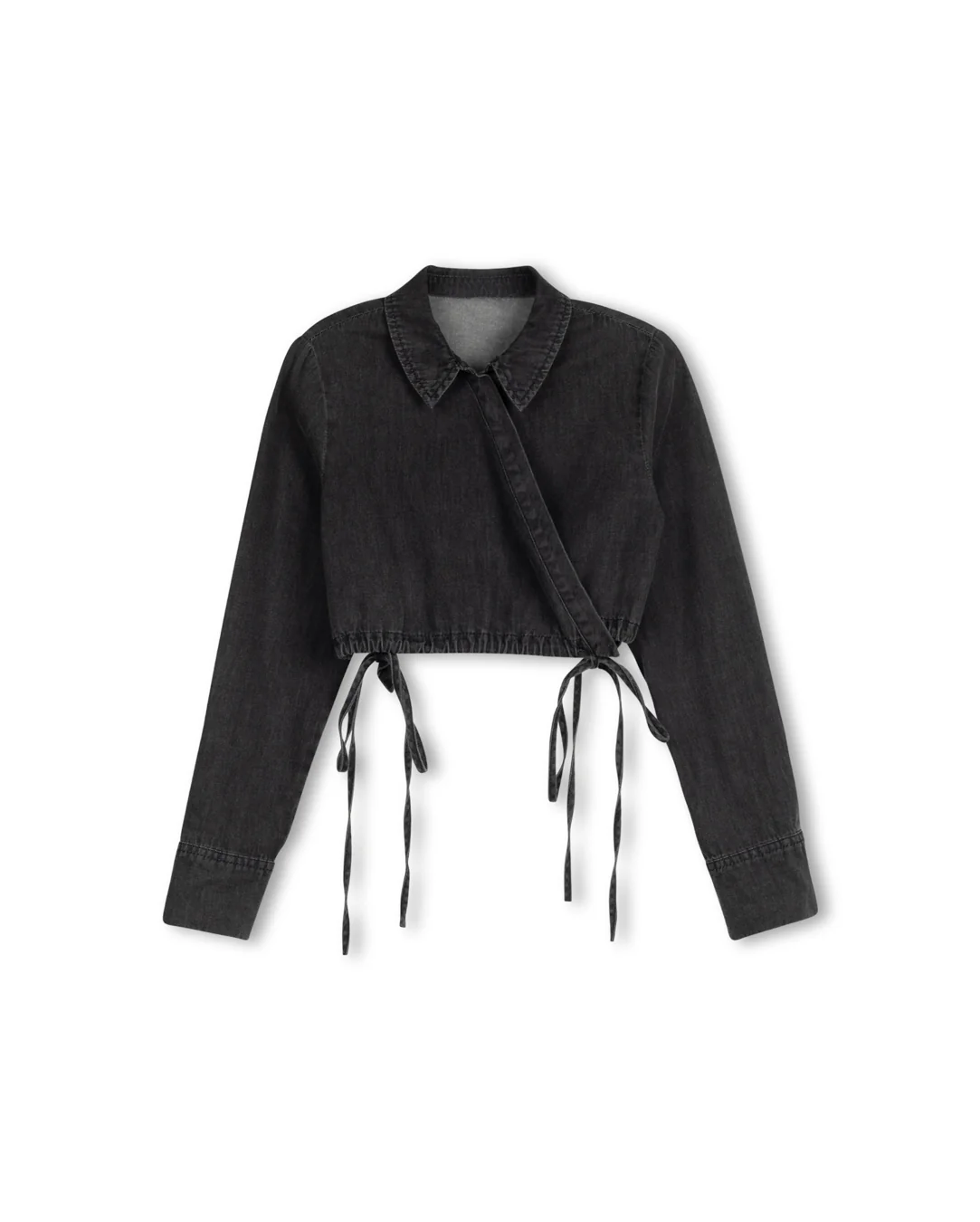 Bruce Chambray Wrap Top - Image 6