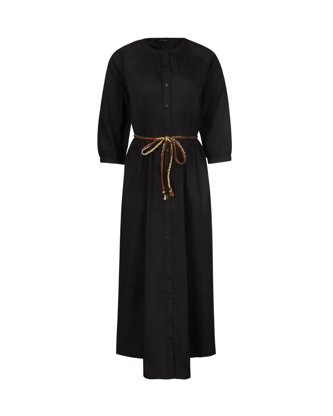 Bubble Sleeve Button Down Dress - Image 3