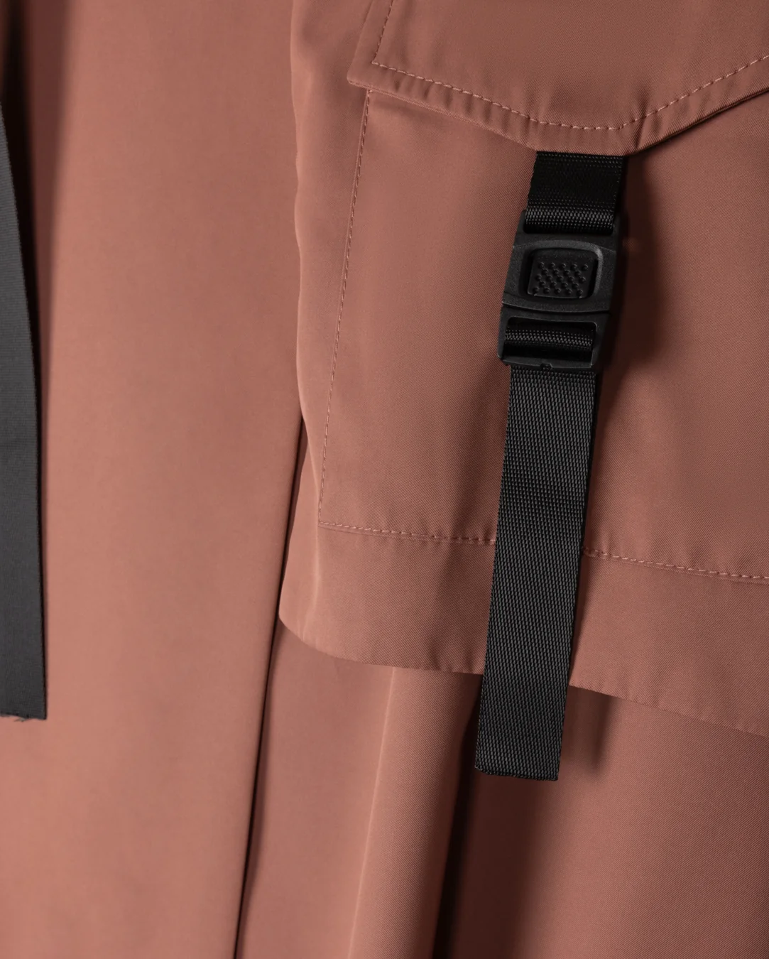 Buckle Nylon Skirt - Image 2