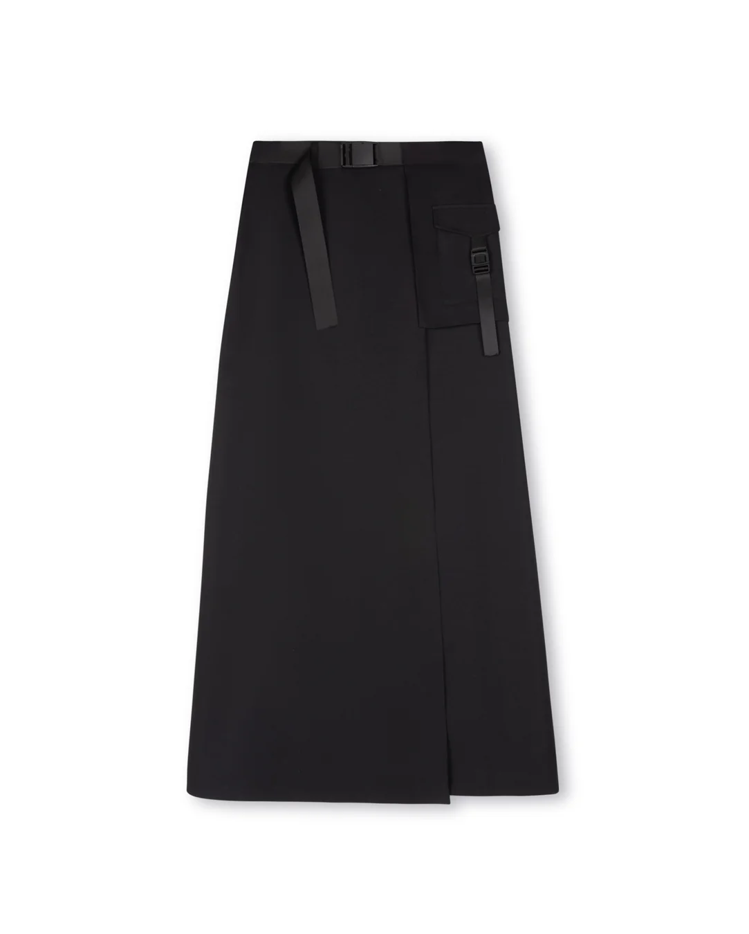 Buckle Nylon Skirt - Image 3