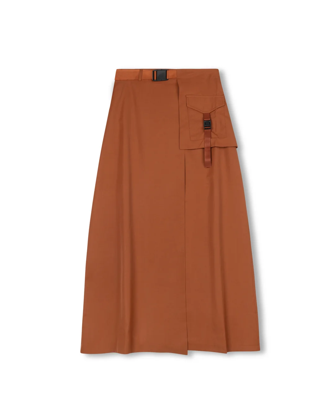 Buckle Nylon Skirt - Image 5