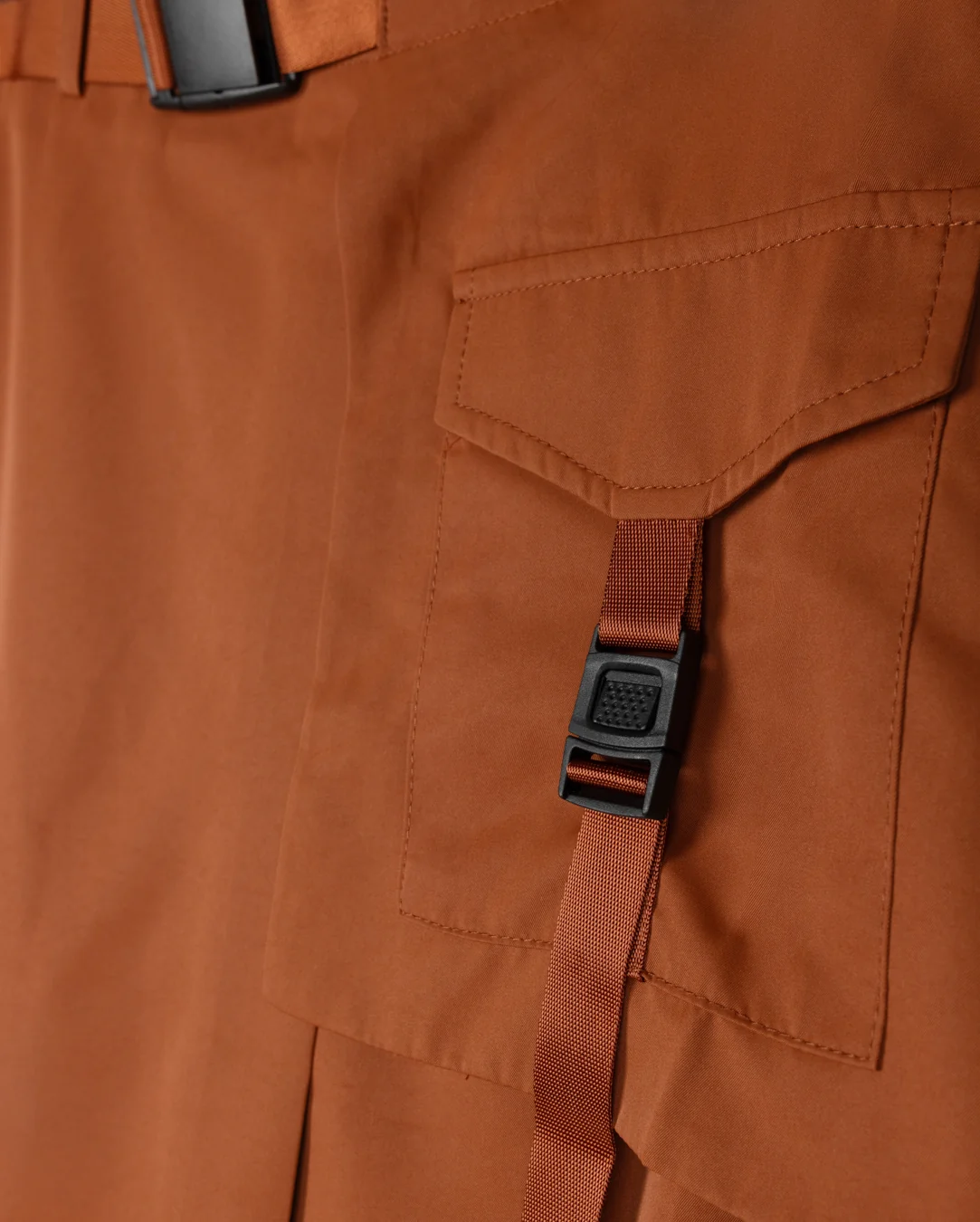 Buckle Nylon Skirt - Image 6