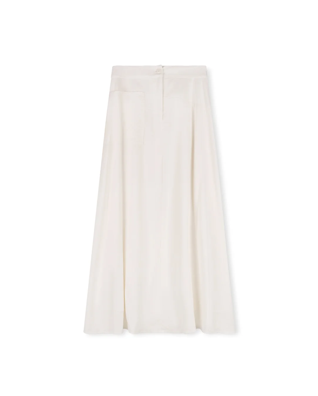 Button Front Swing Skirt