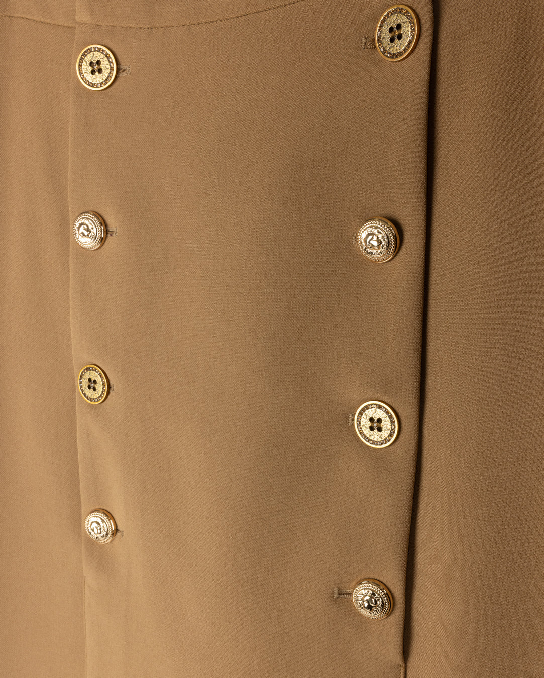 Button Placket Detailed Straight Skirt - Image 2
