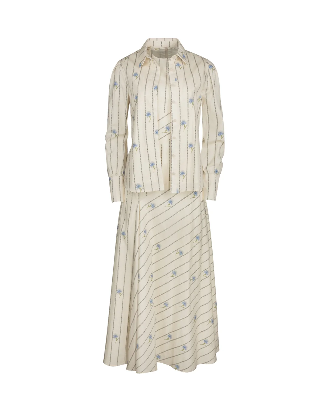 Caswell Pinstripe Blouse - Image 3