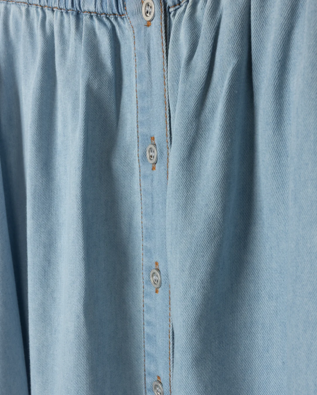 Chambray Flowy Maxi Pocket Skirt - Image 2