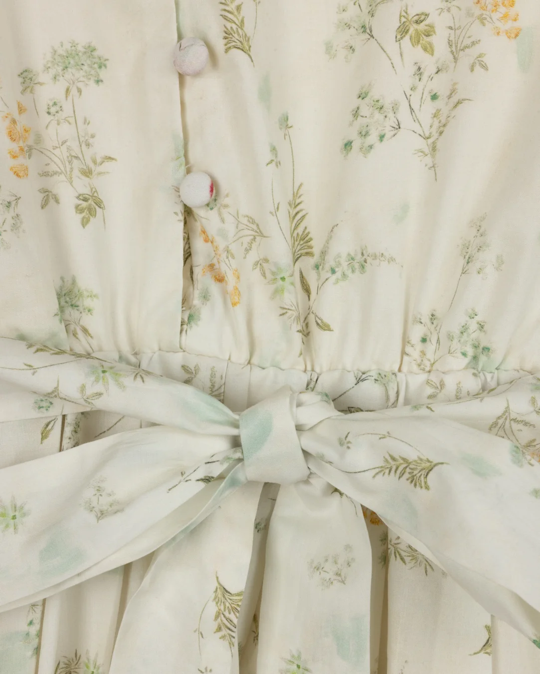 Checked Pleated Detailed Dress - Image 3