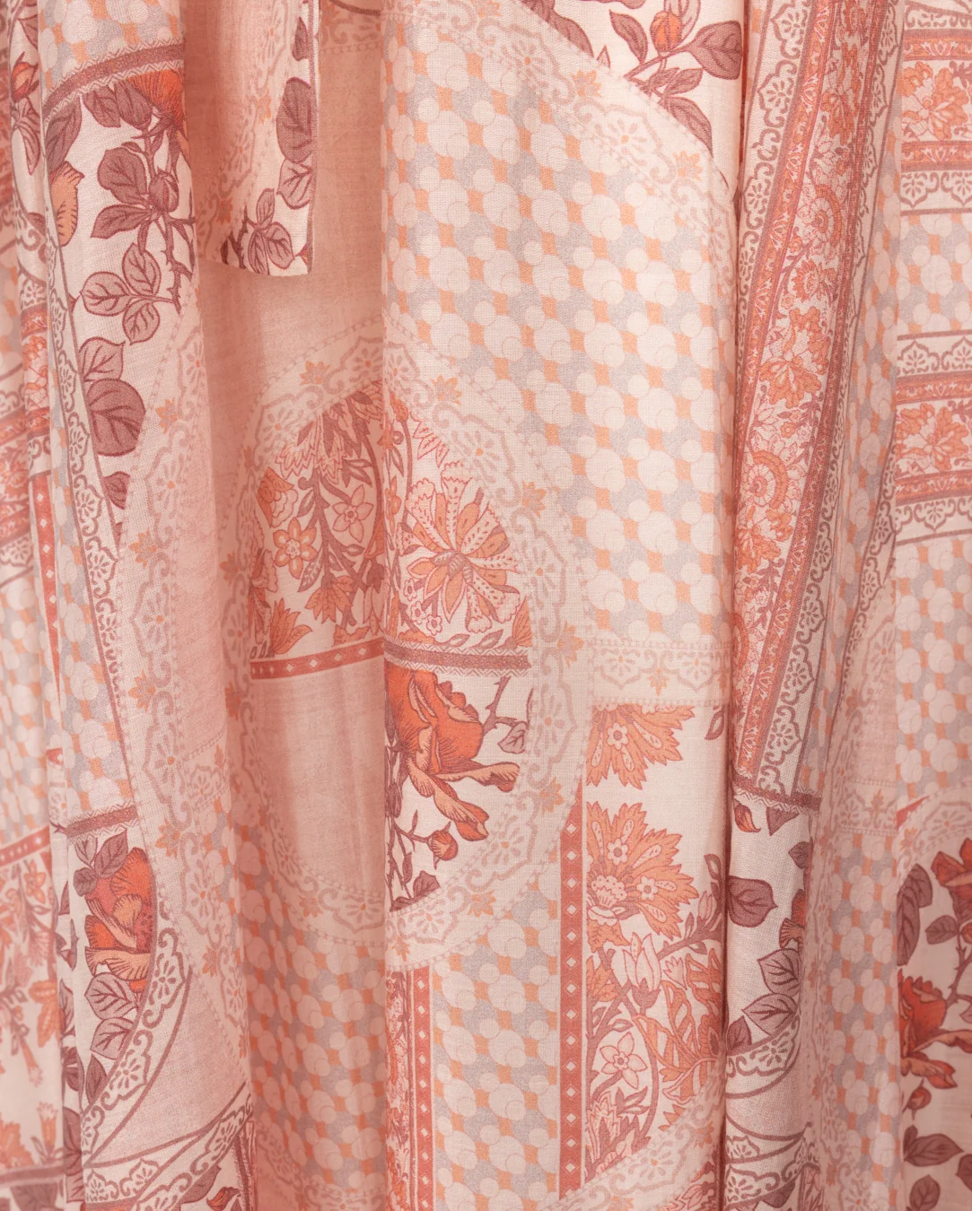 Chiffon Floral Print Waisted Dress - Image 4