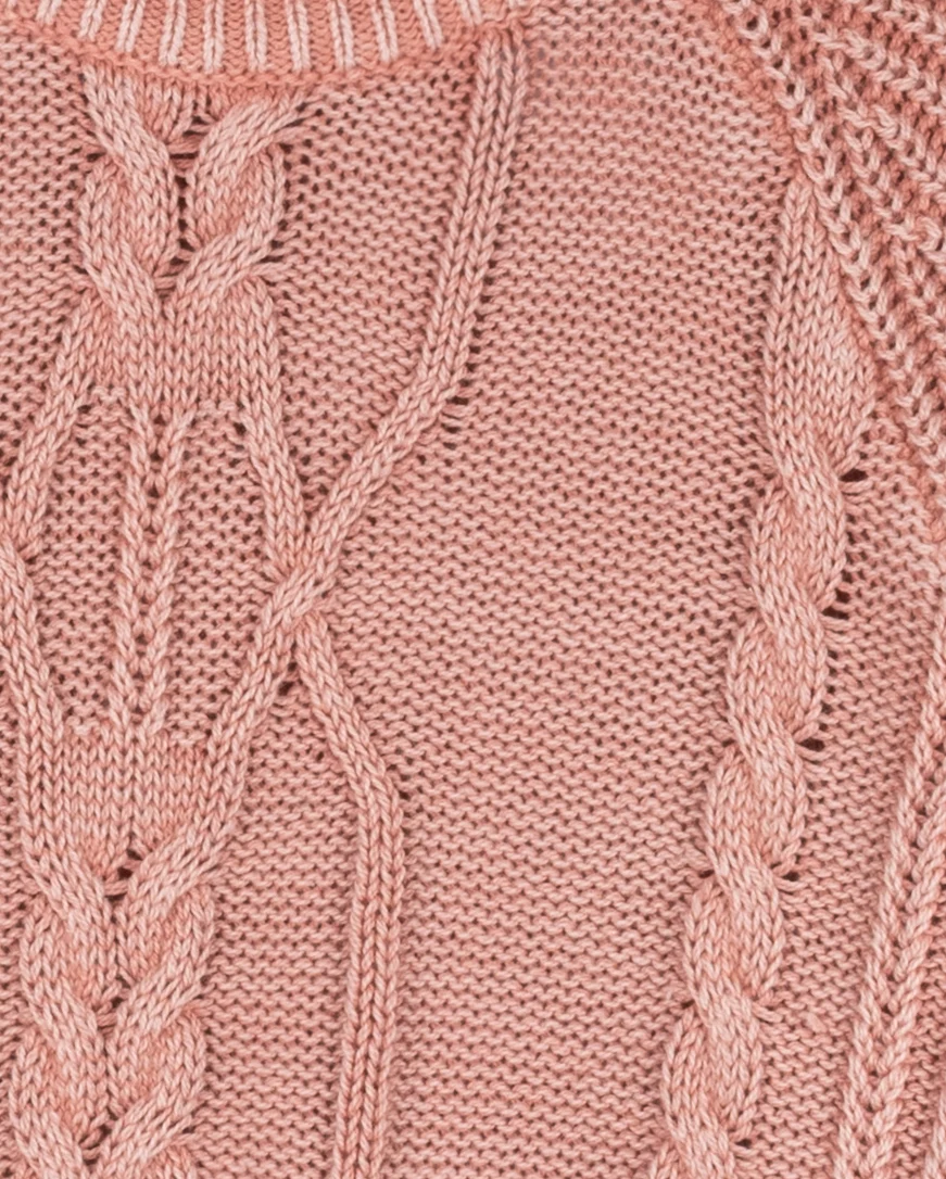Chunky Cable Knit Design Sweater - Image 2