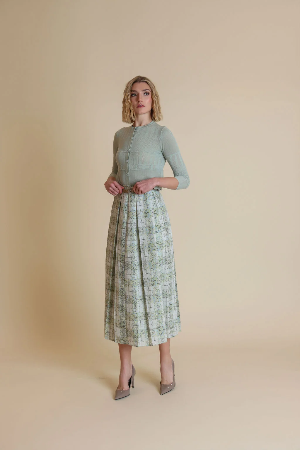 Classic Box Pleat Skirt - Image 2