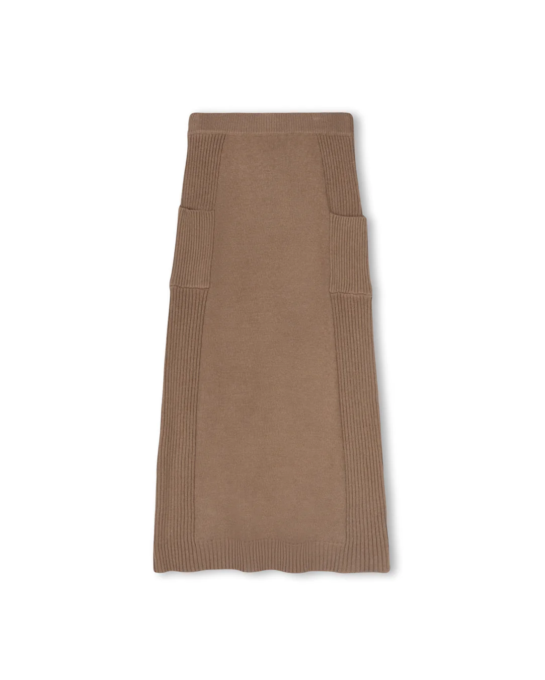 Cleek Rib And Knit Skirt
