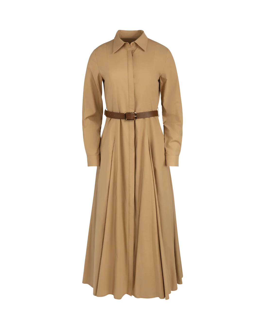 Cotton Button Down Shirt Dress - Image 3
