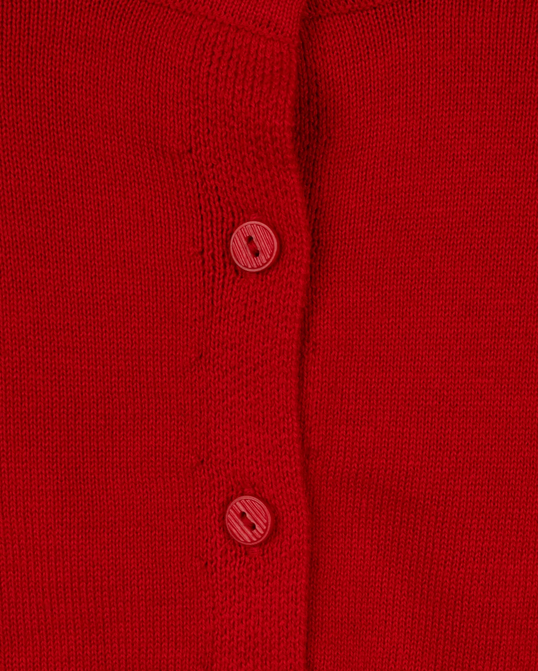 Cotton Knit Cropped Cardigan - Image 4