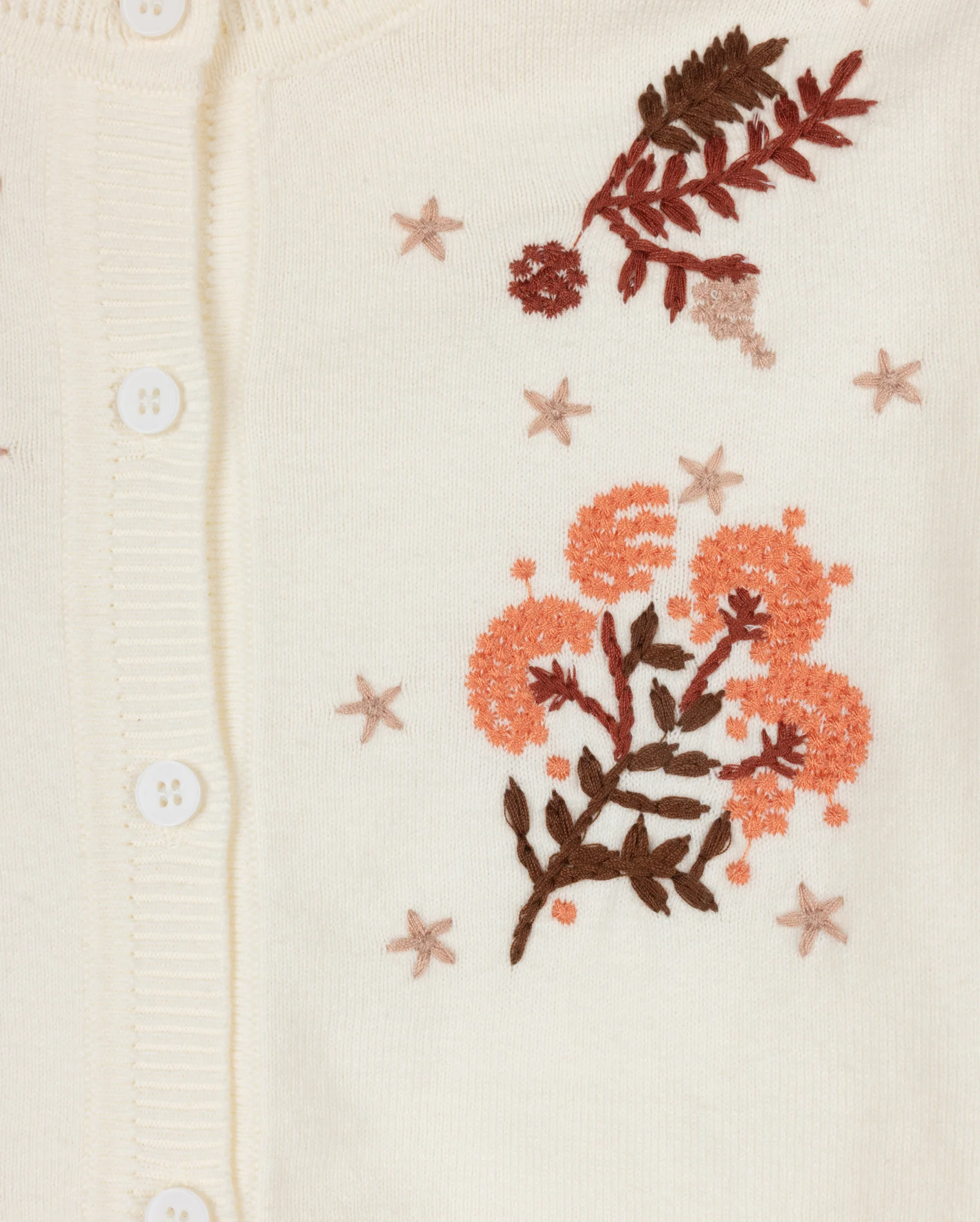 Ellis Embroidered Shimmer Cardigan - Image 2