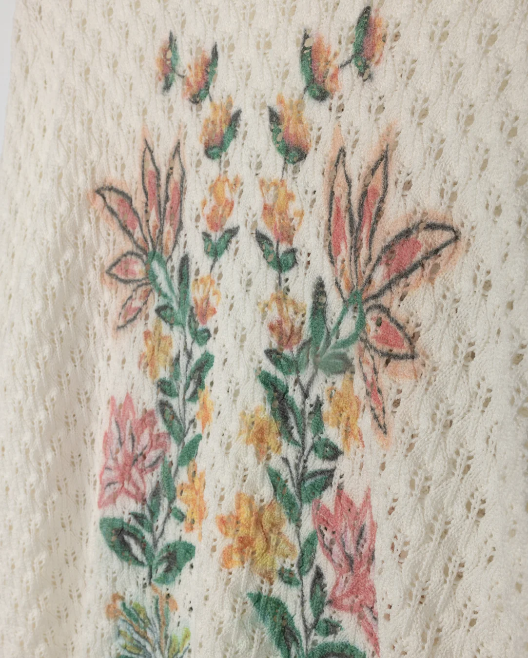 Crochet Floral Sweater - Image 2