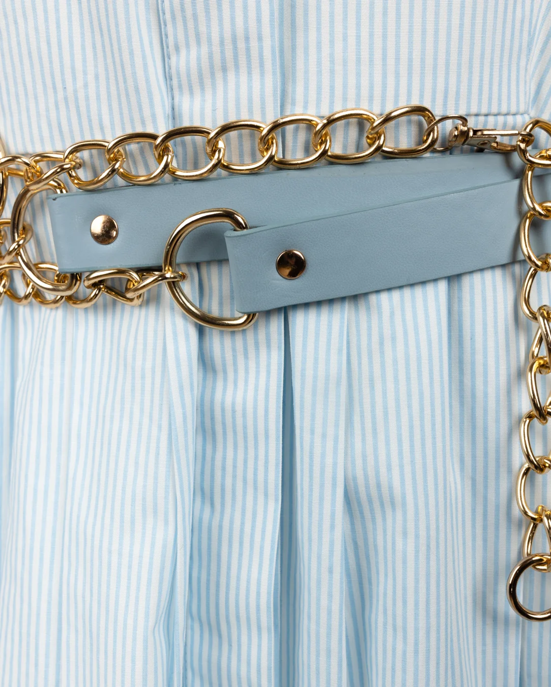 Cross Over Chain Belt Dress - Image 2