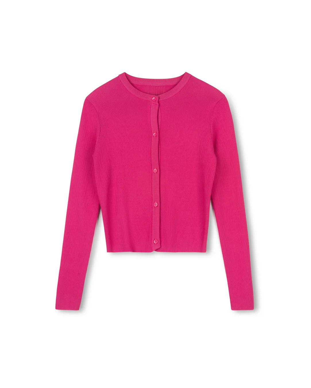 Crystal Button Knit Cardigan - Image 2