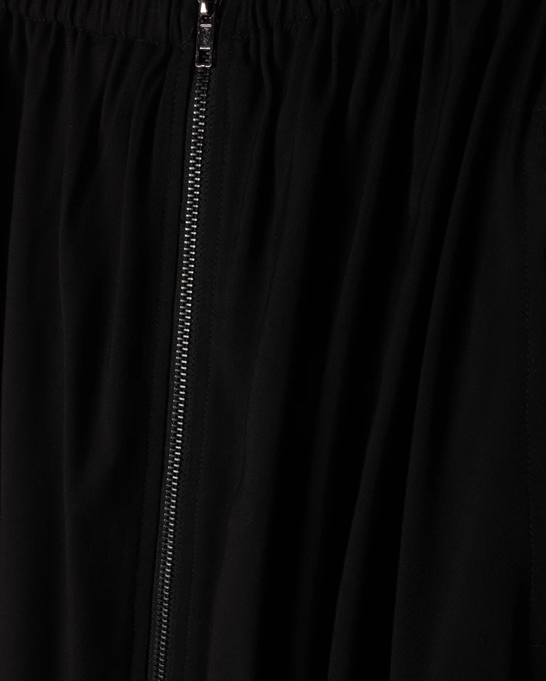 Cupro Zipper Pocket Skirt - Image 4