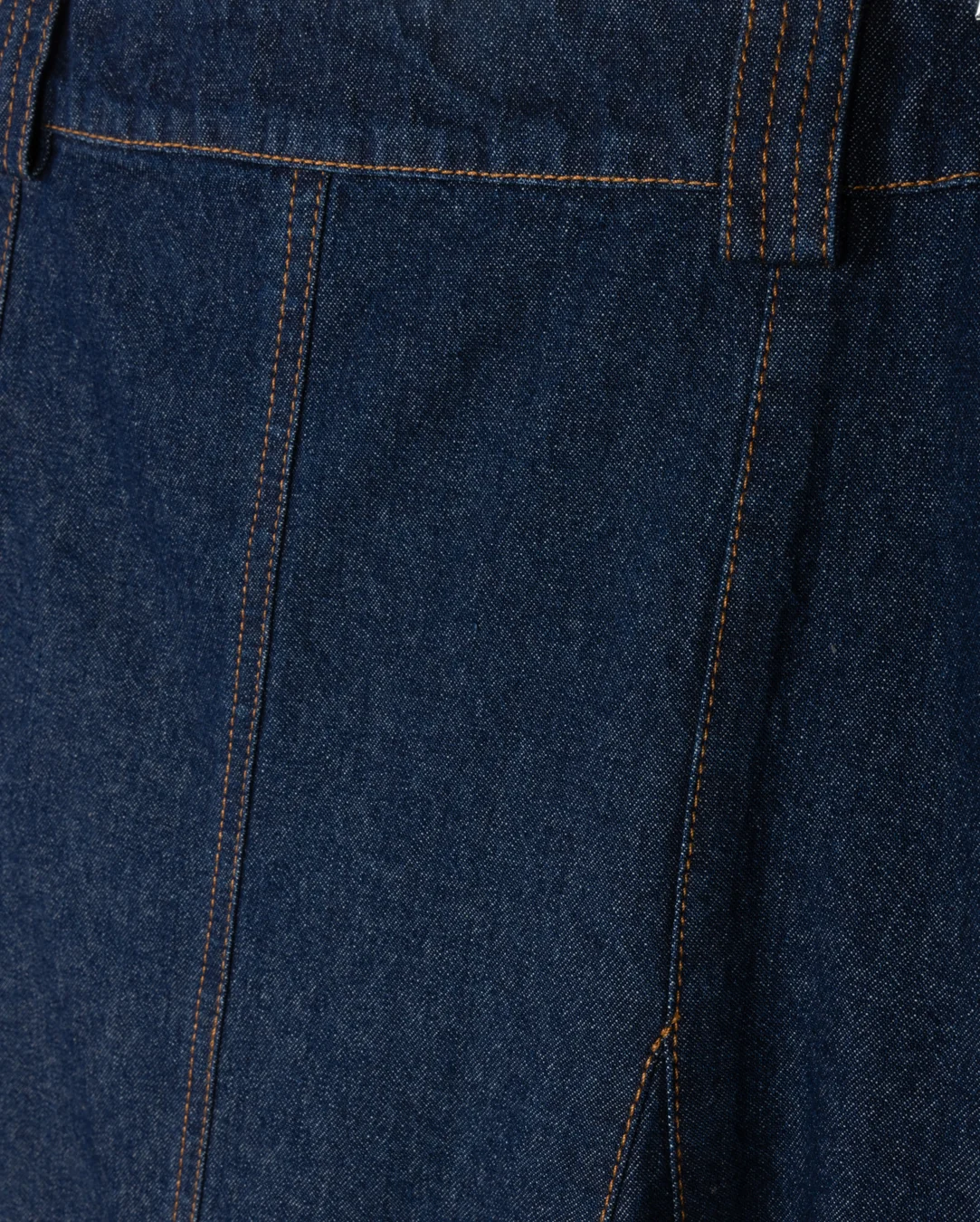 Dark Denim Button Down Skirt - Image 2