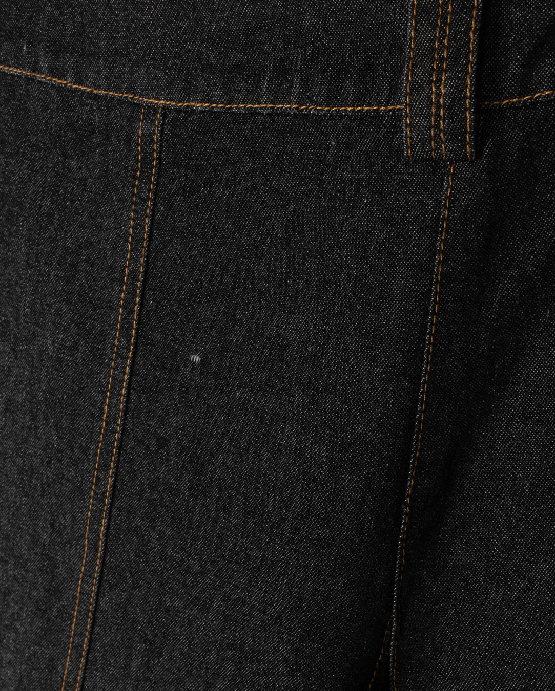 Dark Denim Button Down Skirt - Image 4