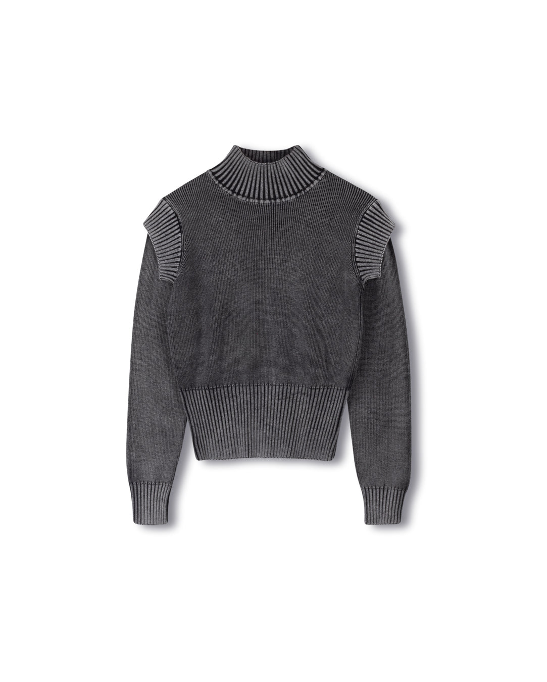 Denim Wash Knit Top