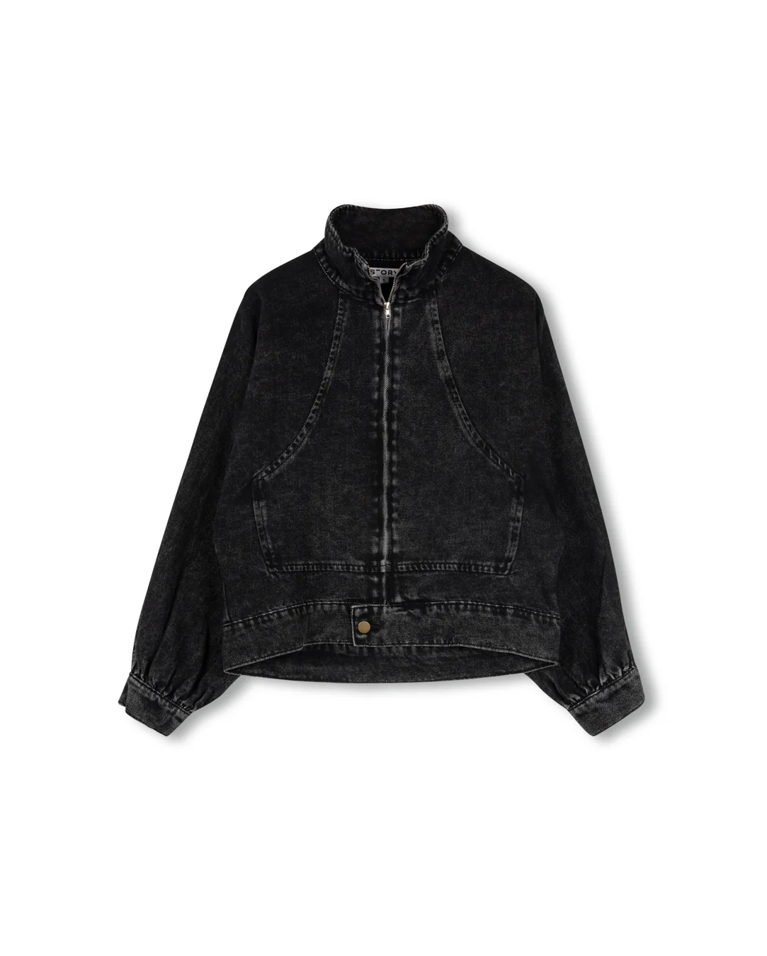 Denim Zip Up