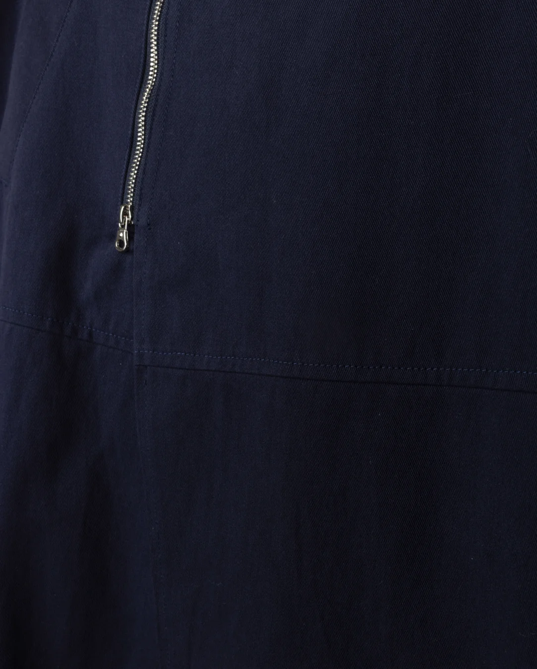 Denim Zipper Maxi Skirt - Image 4