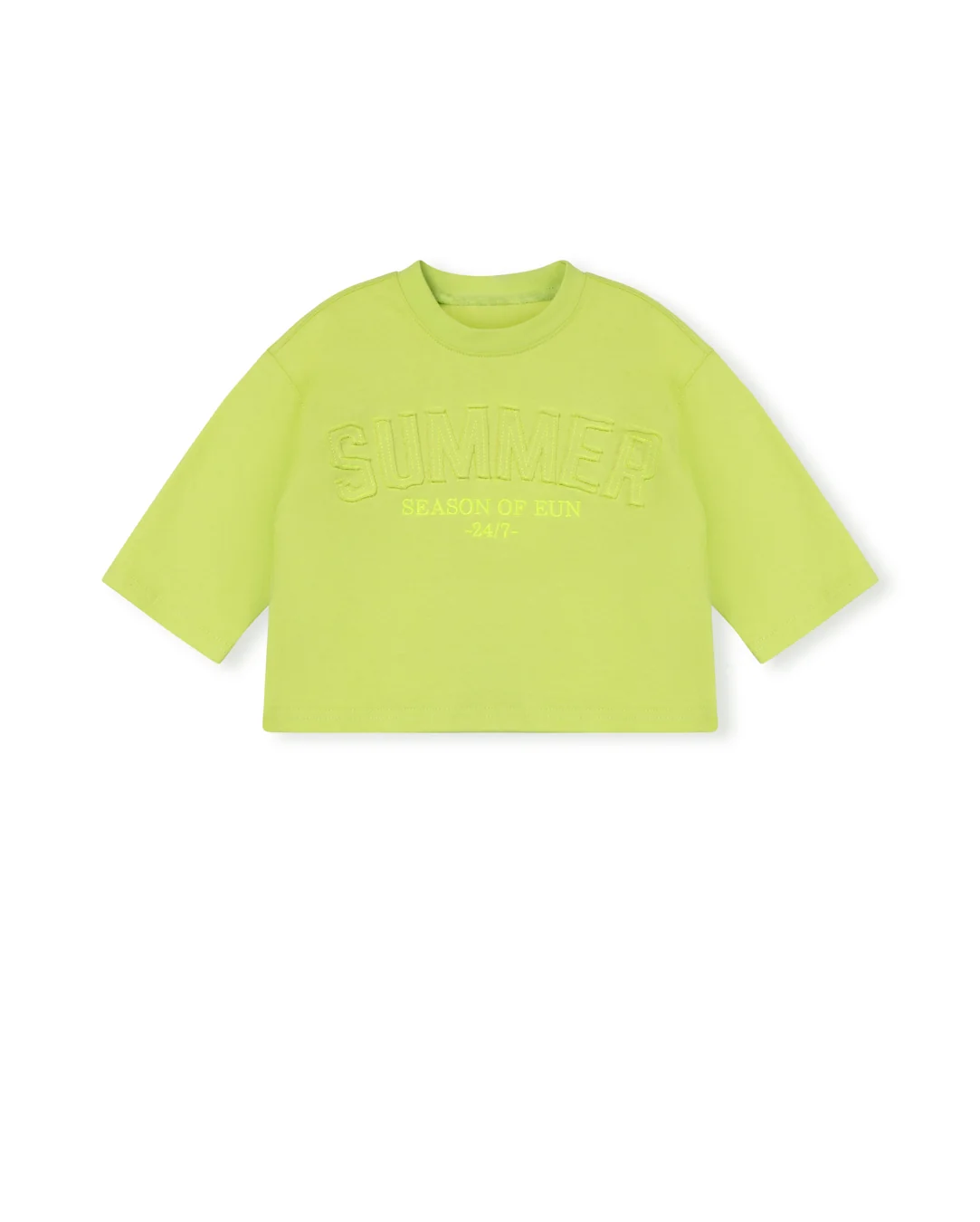 Donny Self Fabric Detailed Tee