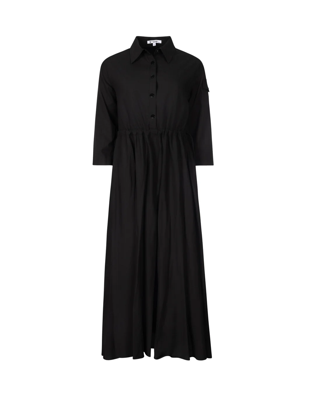 Elastic Pull Waist Maxi Dress - Image 5