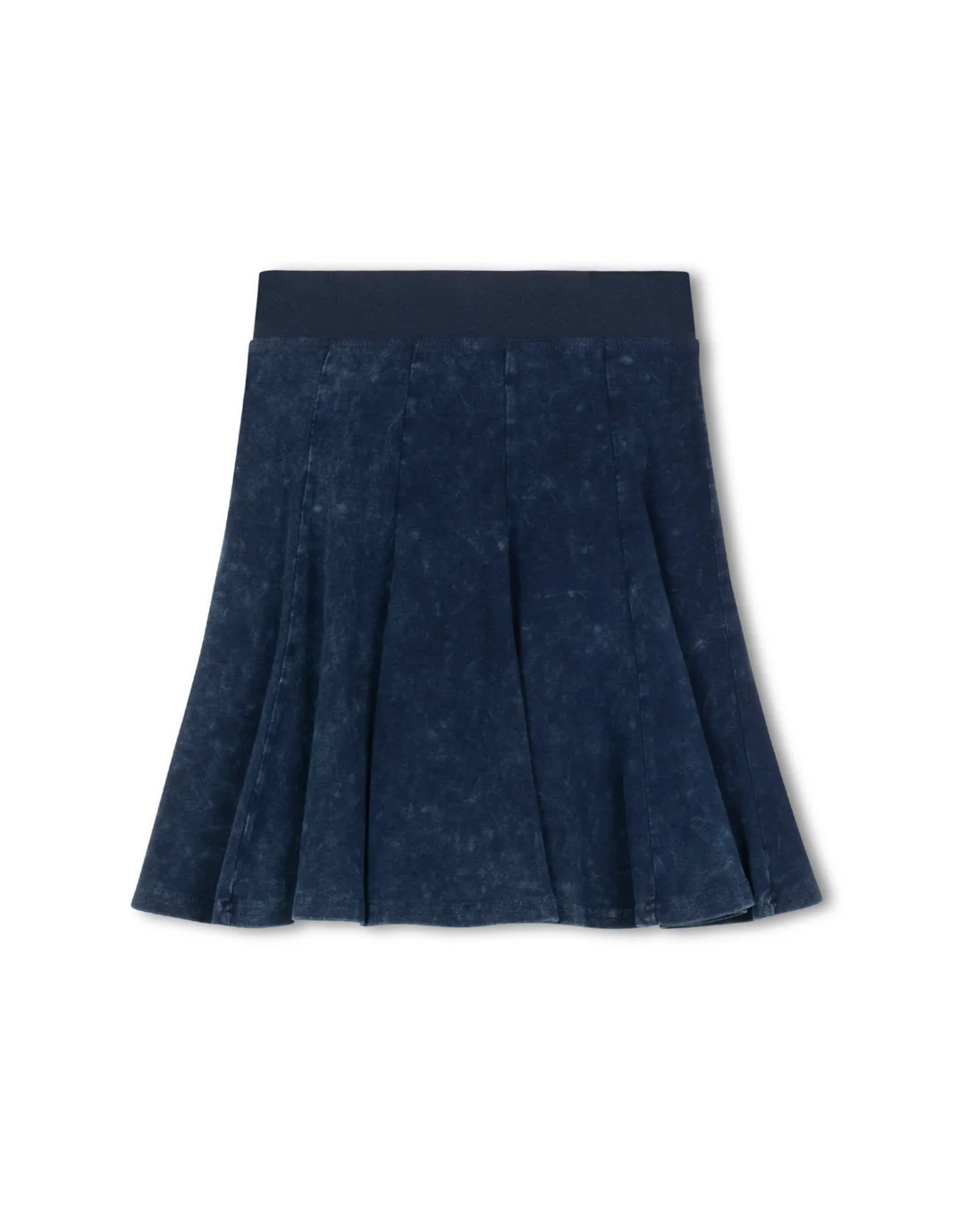 Elastic Waist Panel Knee Skirt - Image 4