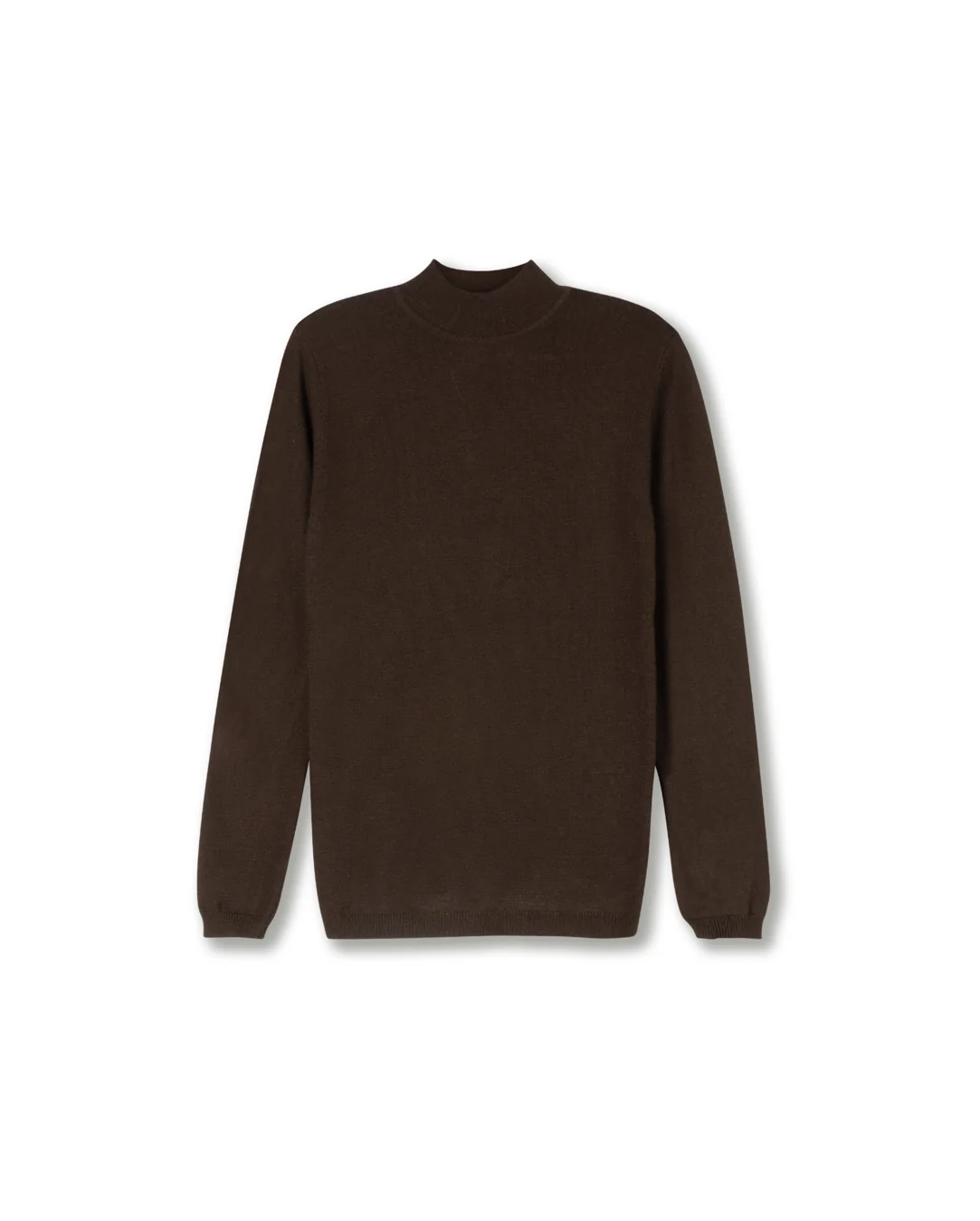 Fine Flat Knit Mock Neck - Image 6