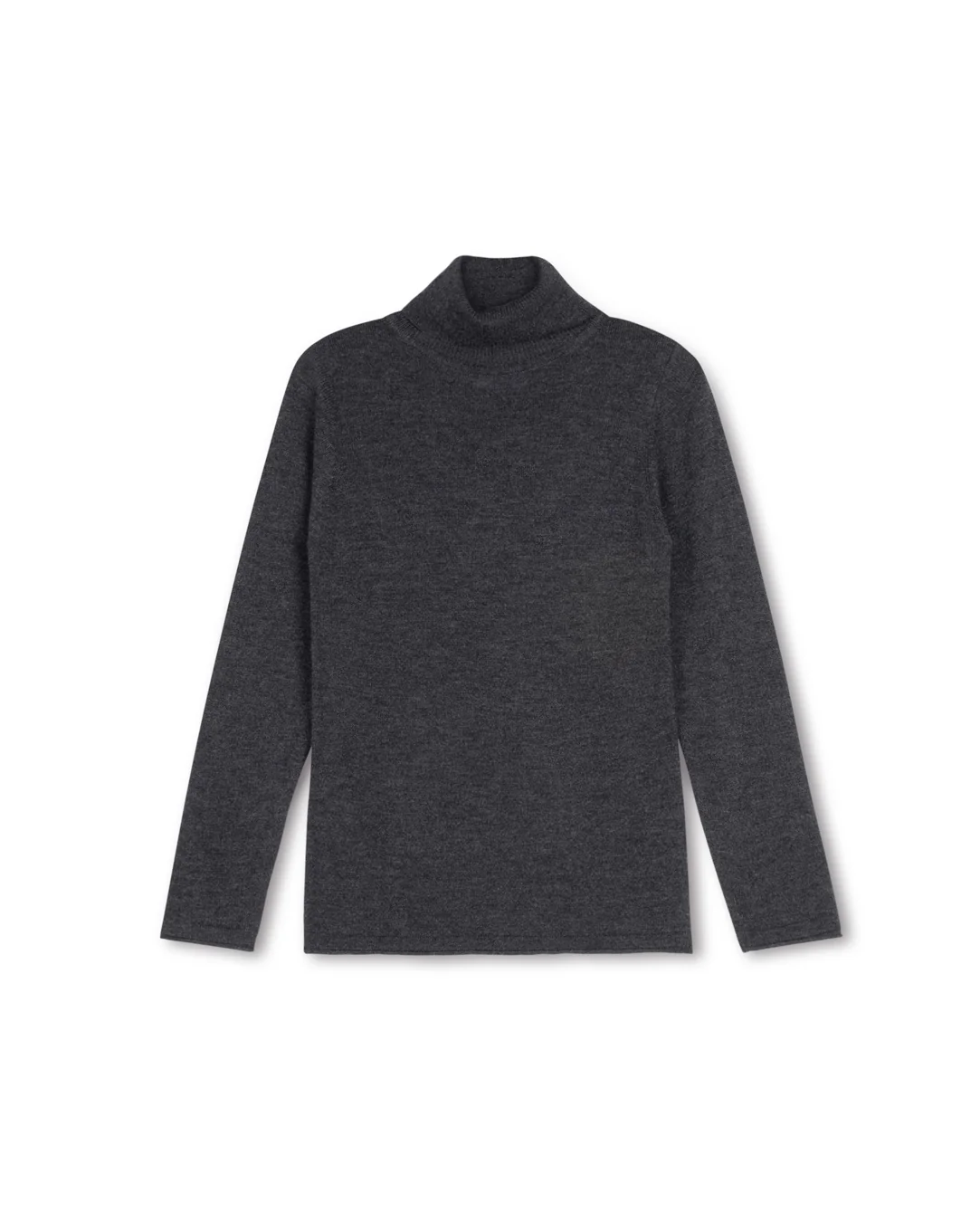 Fitted Flat Knit Turtleneck - Image 6