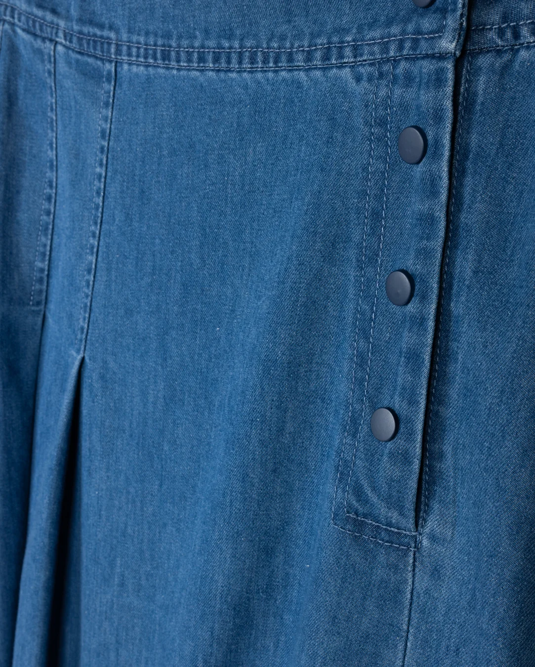 Flair Maxi Denim Skirt - Image 2