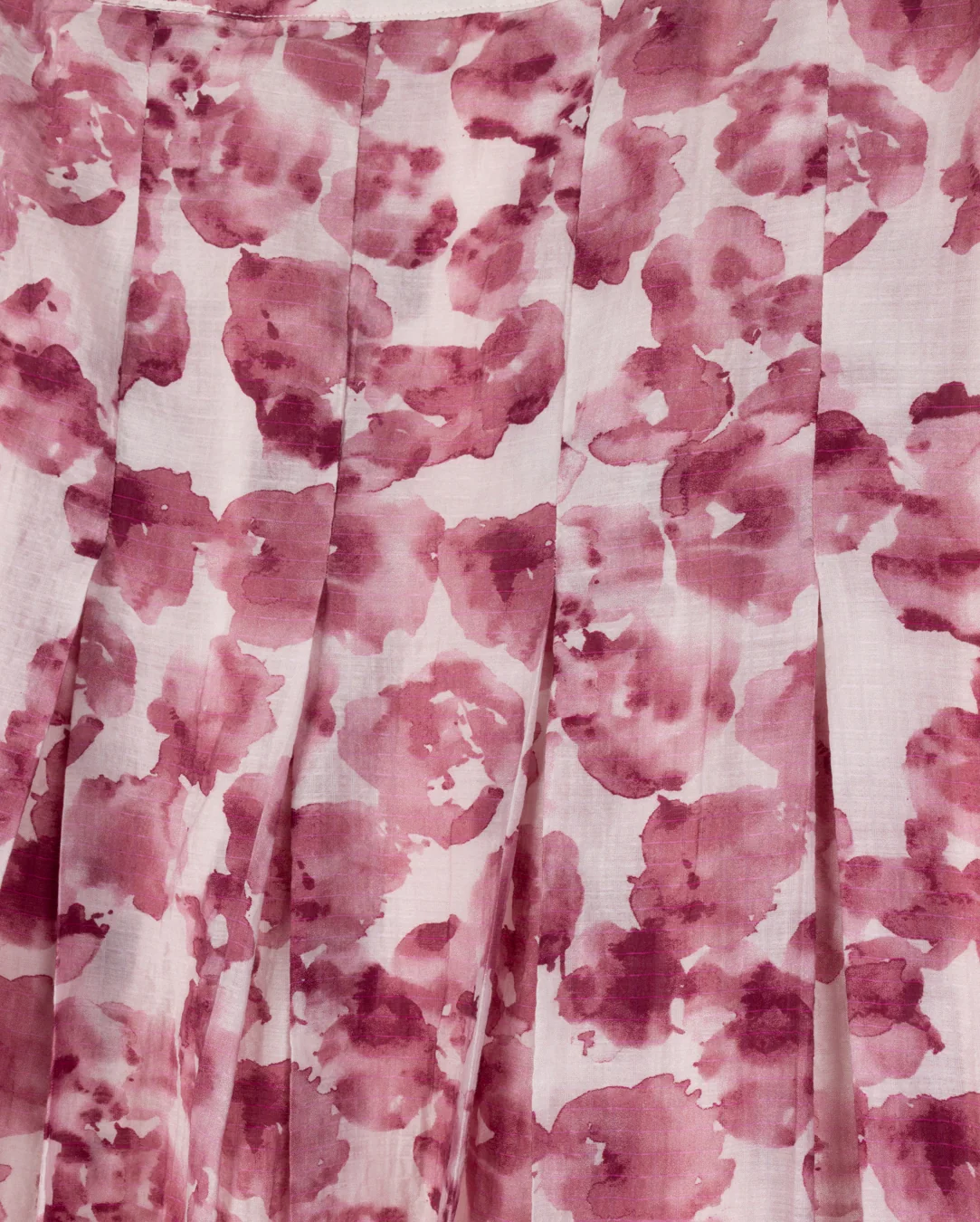 Floral Pleated Maxi Skirt - Image 2