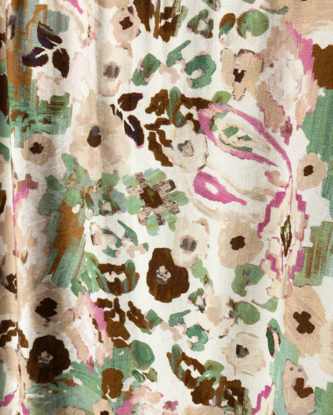 Floral Printed Midi Flared Skirt - Image 2