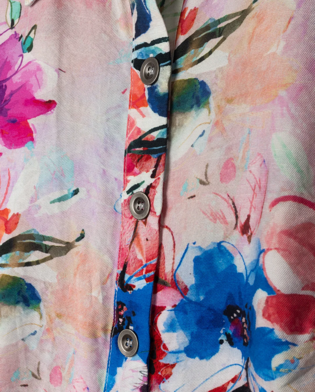Floral Water Printed Blouse - Image 2