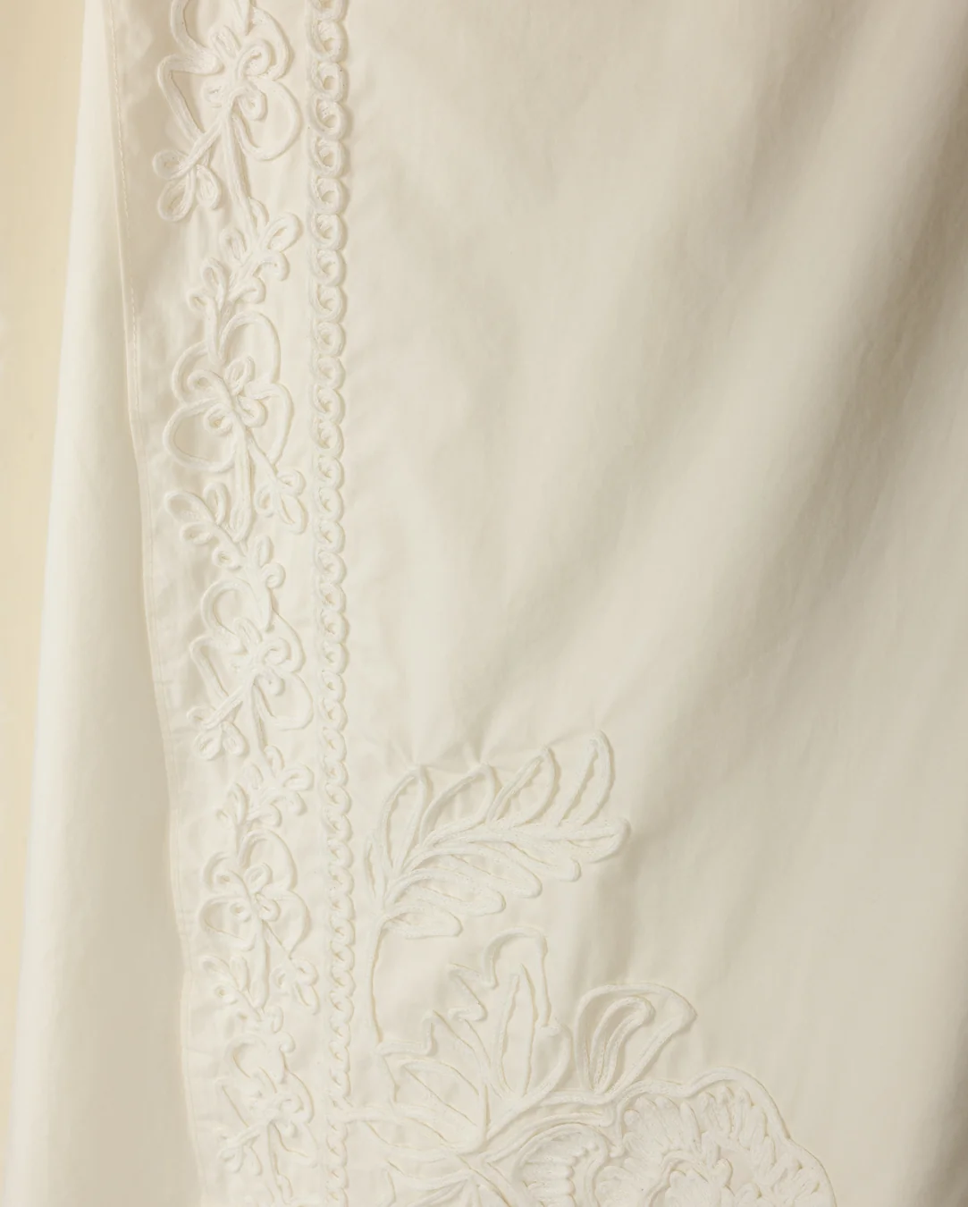 Flower Wrap Embroidered Skirt - Image 2